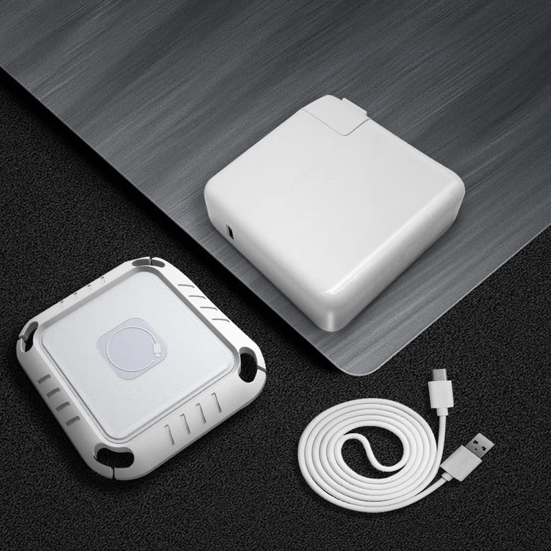 Collapsible Charger Organizer and Travel Accessory Compatible with Mac Book