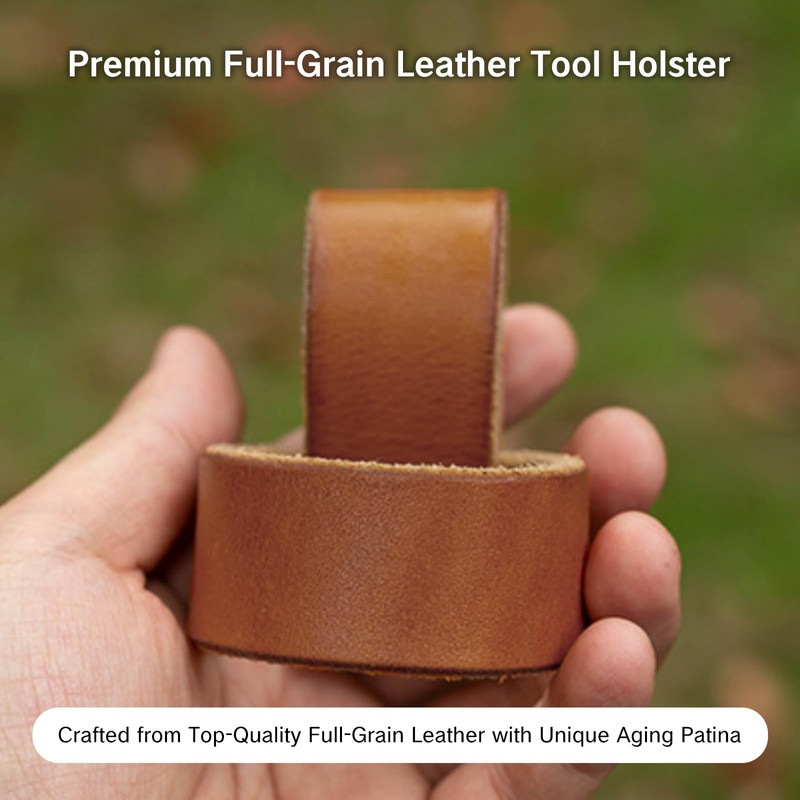 YAFIYGI Hammer Holster with Belt Loop Leather Premium Hammer Holder