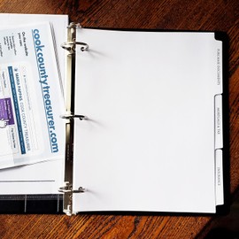 HOMEOWNER'S DOCUMENTS INDEX TAB DIVIDERS – SETS of 9. Pre-Printed with helpful categories to keep your important papers organized. (1)