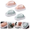 Baluue 4pcs Cleaning Scrubber Thickened Sponge and Handle for Kitchen