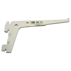 Brackets, Length: 100 mm, white,Load capacity: 55 kg.