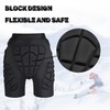 Tentock 3D Protective Hip for Snowboarding，Butt Padded Safety Impact Shorts