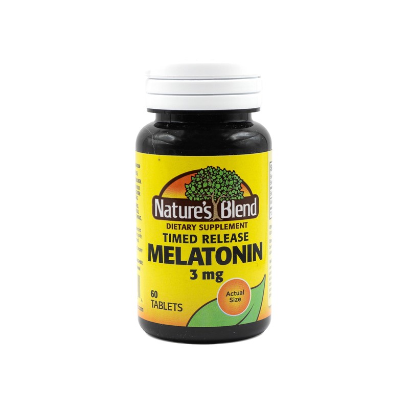 Melatonina Timed Release 3 mg 60 Tabs