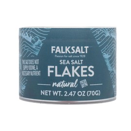 Falksalt - Natural Sea Salt Flakes, Handcrafted, Kosher, and All Natural Finishing Salt (2.47 oz)