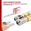 RX WELD Oxy-Fuel Quick Connect Torch To Hose Fittings, Cutting