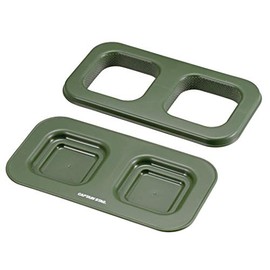 Captain Stag UH-4713 Rice Burger, Rice Sand, Maker, Double Embossed, Made in Japan, Olive, Product Size (W x D x H): Approx. 79.7 x 42.9 x 8.7 inches (201 x 109 x 22 cm)