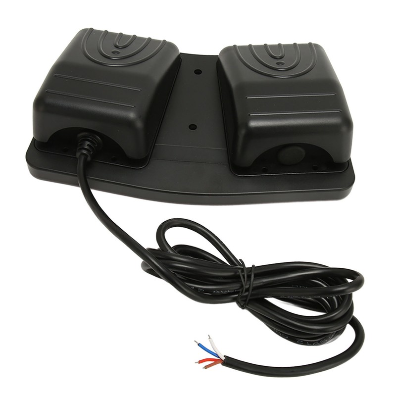 Double Foot Switch High Power Self Locking 2 Wire Foot