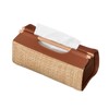Rattan Tissue Box Cover,Wicker Tissue Box Holder,Rectangle Guest Bathroom