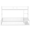 ROCKRAIN Twin Size Floor Bed Frame: Modern Metal Montessori Bed