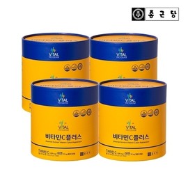 Chong Kun Dang Vitamin C Plus 4 cans, 480 packets / 종근당 비타민C플러스 4통 480포