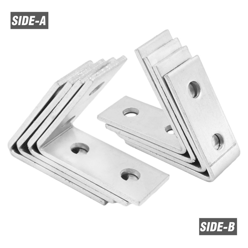 EATAKWARD 4 PCS Inside Angle Bracket for 1/2" Bolt in