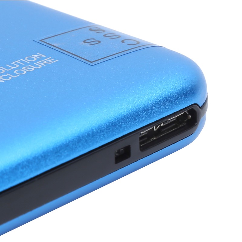 2.5in Mobile External Hard Drive Disk USB3.0 Portable HDD Blue
