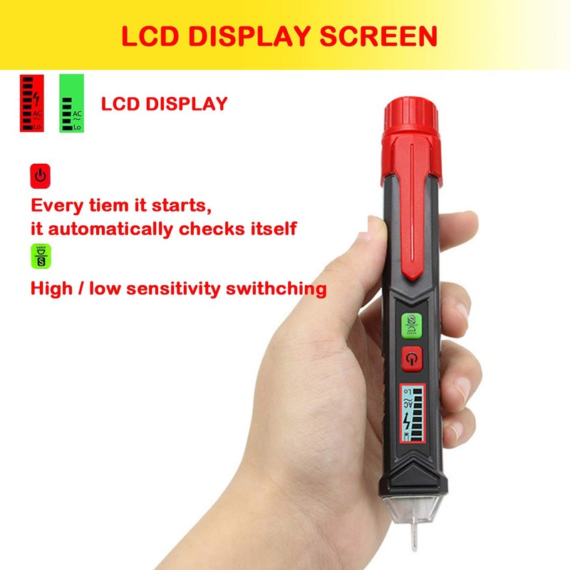 AUTENS Voltage Tester, Dual Non Contact AC Voltage Detector for