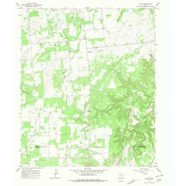 YellowMaps La Casa TX topo map, 1:24000 Scale, 7.5 X 7.5 Minute, Historical, 1967, Updated 1979, 26.9 x 23 in - Tyvek