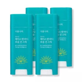 Plant Lab 식물나라 선스틱 페이스앤바디 유기자차 보송 선스틱 30g 4개 Plant Nation Organic Sun Stick Face & Body Soft Sun Stick 30g 4ea [Face and Body Sun Stick]
