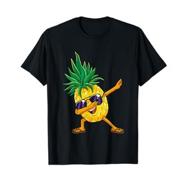 Dabbing Pineapple Hawaii Dab Dance Hawaiian Kids T-Shirt