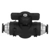 Air Flow Control Valve Pneumatic Connector Manual Adjust Quick Connect