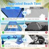 Zorpupoa Beach Tent, Easy Pop Up 2-3 Person Beach Shade