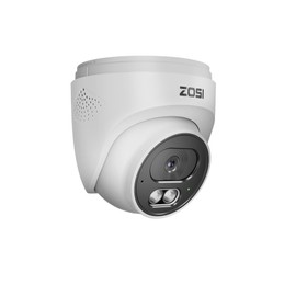 ZOSI C220 4K UHD 8MP Add-On PoE IP Camera Outdoor Indoor, Surveillance Security Camera for Home, AI Person/Face/Vehicle Detection, One-Way Audio, 100ft IR Night Vision, Only Work with ZOSI PoE NVR