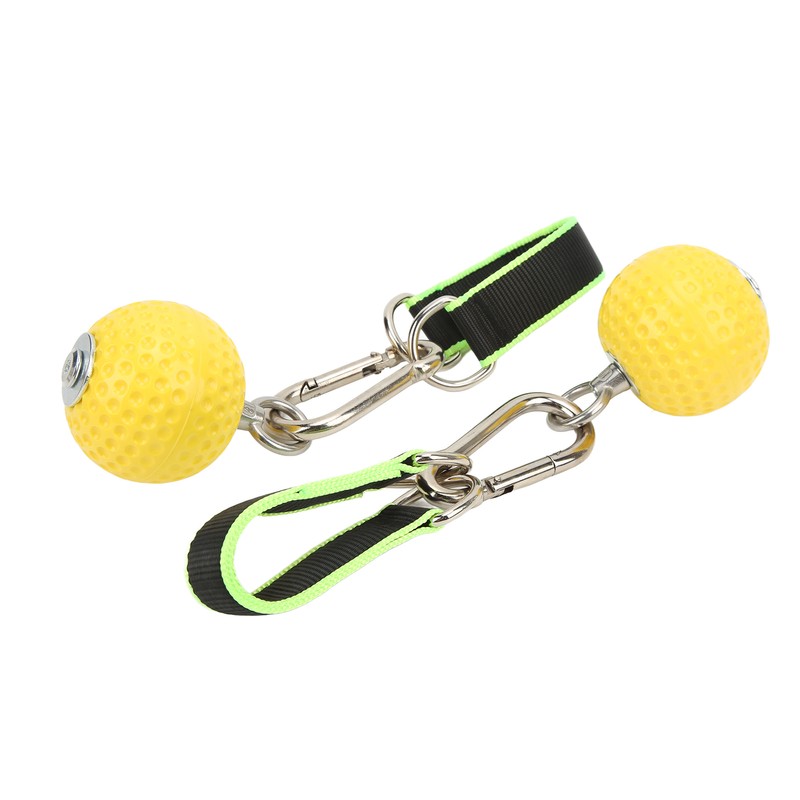 Climbing Pull Up Hand Grips Ball Set with Webbing Buckle
