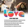 Love Letter Night Light Hangable Decorative Desktop LED Neon Lamp