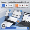 iDPRT Portable Printer Wireless for Travel, Bluetooth Thermal Printer Support