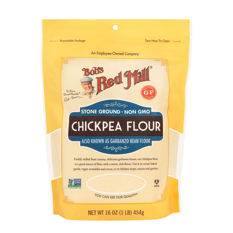 Bob's Red Mill Chickpea Flour, 16oz (Pack of 4) -