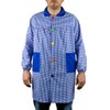 KLOTZZ Nursery Painting Apron for Nursery, Checked Craft Coat, Women,