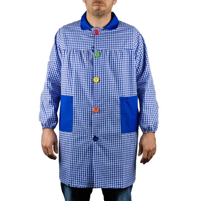KLOTZZ Nursery Painting Apron for Nursery, Checked Craft Coat, Women,