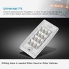 Partsam 5pcs Amber Cab Marker Lights LED Top Roof Running