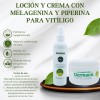 Loción Y Crema Con Melagenina Y Piperina Para Vitíligo.