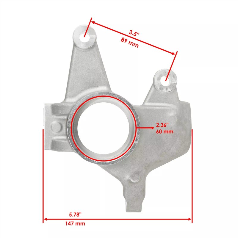 Caltric Front Left Wheel Knuckle For Can-Am Outlander 850 2016-2020