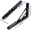 Anhoer Pack of 2 Folding Console Heavy Duty Hinges Folding