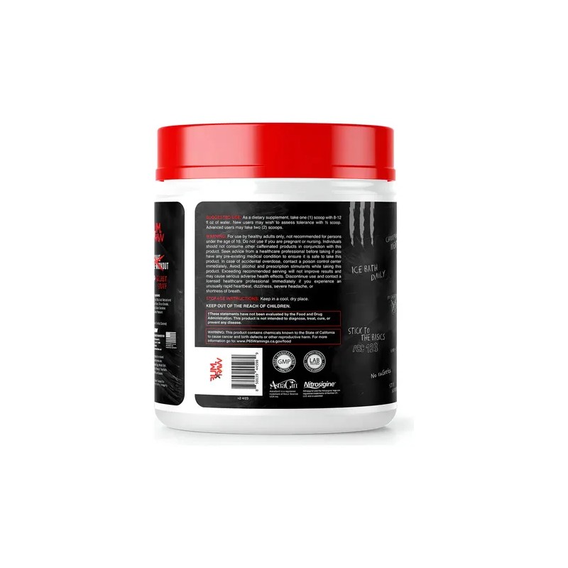 Raw Nutrition Pre Entreno Christophers Secret Stuff 40 Serv