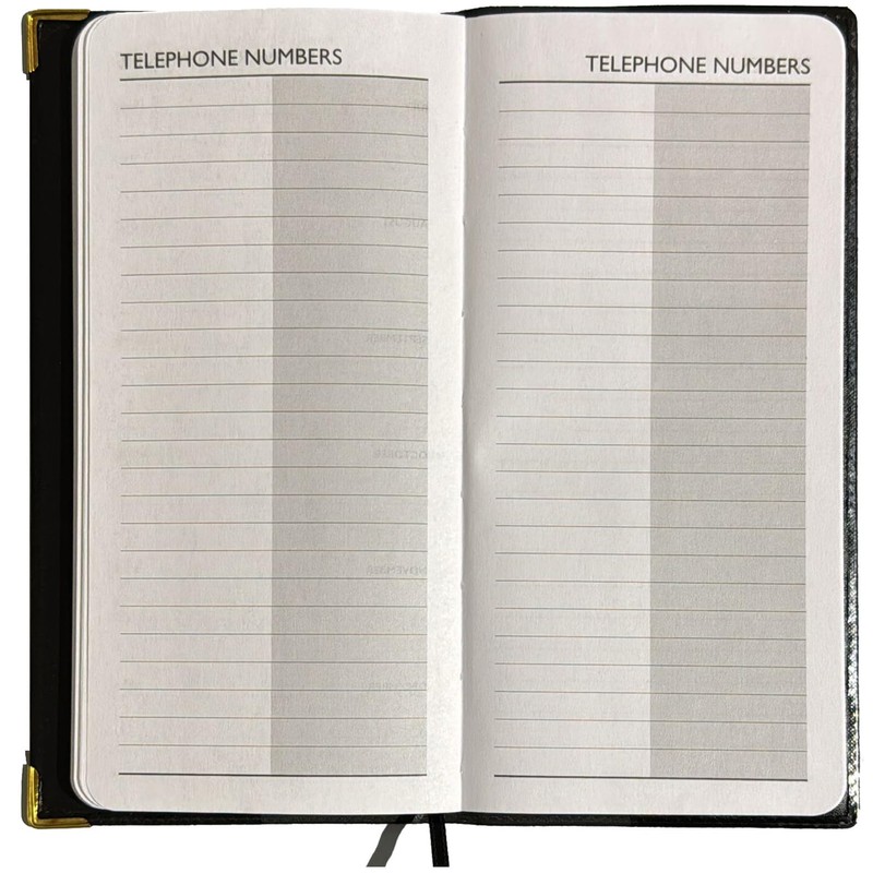 2026 Diary Slim Size Week to View Diaries Full Year