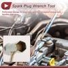 HEROFFIX 1 Pcs T Type Spark Plug Socket Wrench Durable