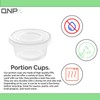 QNP Supplies [2500 Count 5.5oz Clear Plastic Disposable Portion Cups
