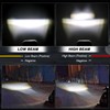 MIRUNNY 4 Inch Motorcycle Headlight,45W Cool White, Hi Lo Beam