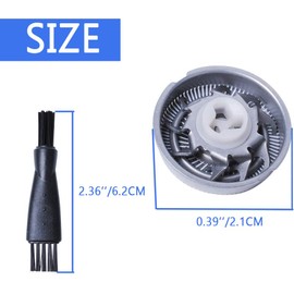 SW-S7105 Replacement Shaver Heads Blade Cutters Electrical Wet Dry Shave Razor for Sweet-LF SW-S7105 Sweet-LF Rotary Shaver ， Suitable For Most Shaving Heads