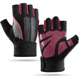 1 Par Guantes Para Gym Mujer, Guantes Gym Mujer, Guantes De Gym Mujer, Diseño Ergonómico, Material Resistente, Para Entrenamiento Con Pesas Y Crossfit, Talla Única, Ajuste Seguro, Comodidad Duradera