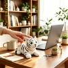 Hoshisea Bobble Head Tiger, Car Doll Resin, Bobble Tiger Car