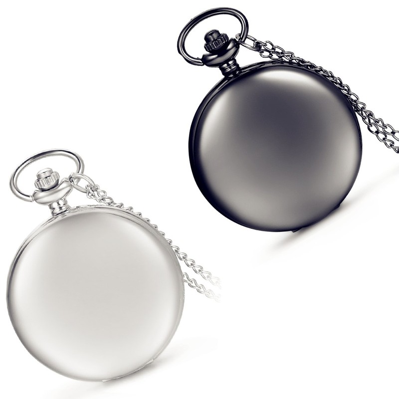 Lancardo Smooth Metal Silver Case White Dial Arabic Numbers Modern