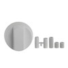 First4spares Universal White Knobs for All Ovens, Cookers and Hobs