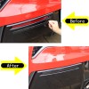 BEBECAR Smoked Rear Fog Light Lamp Blackou Cover Strip Len