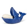 Abbott Collection 27-MOBY-131 Ceramic Whale with Open Mouth Bathroom Soap