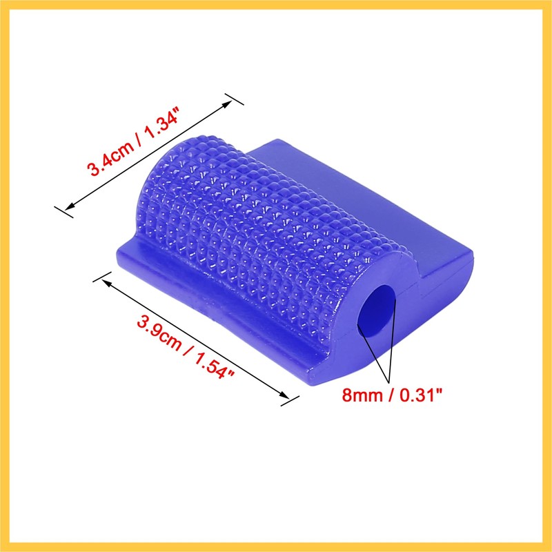 REPAIROCK Universal Blue Gear Shift Shifter Protector Cover for Motorcycle