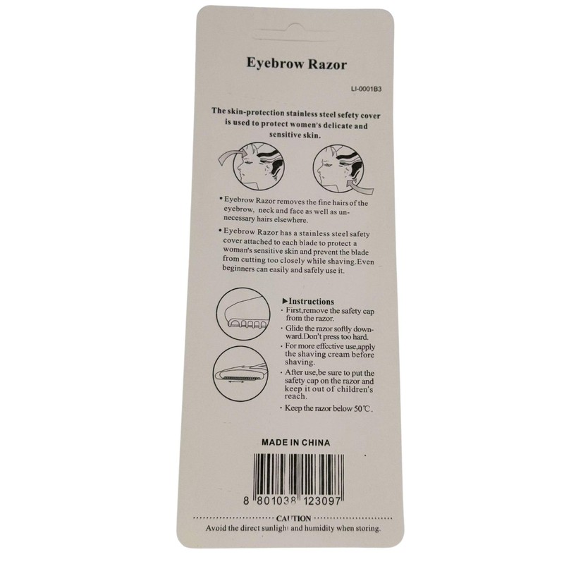 Perfiladores - Set de 3 Depiladores de Cejas con Cubierta