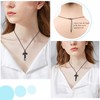 Black Cross Urn Necklace For Ashes Of Loved Ones With