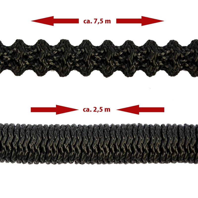 EYEPOWER Expandable Garden Hose 2.5-7.5 m Double Latex Core Triple