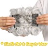 Silk-co Combs Hairpieces Hair Bun Scrunchy Scrunchie Updo Clip in